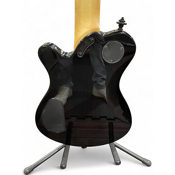 Used Famus Panthera Trans Black Solid Body Electric Guitar