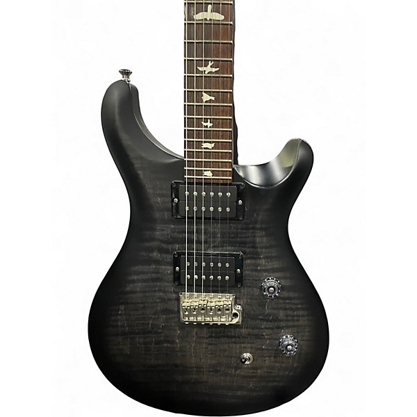 Used PRS CE24 Trans Black Solid Body Electric Guitar