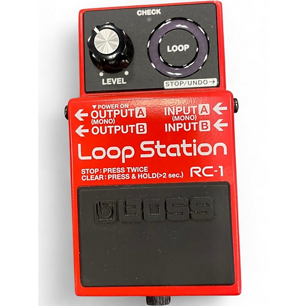 Used BOSS RC1 Loop Station Pedal