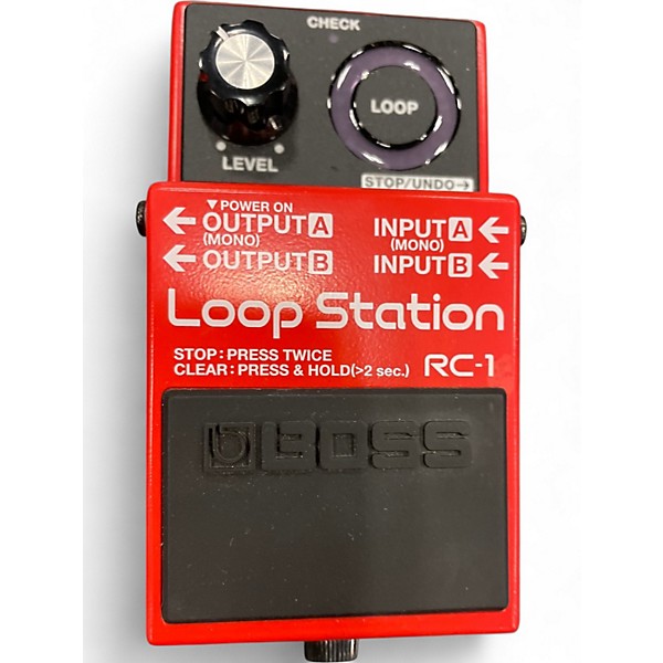 Used BOSS RC1 Loop Station Pedal