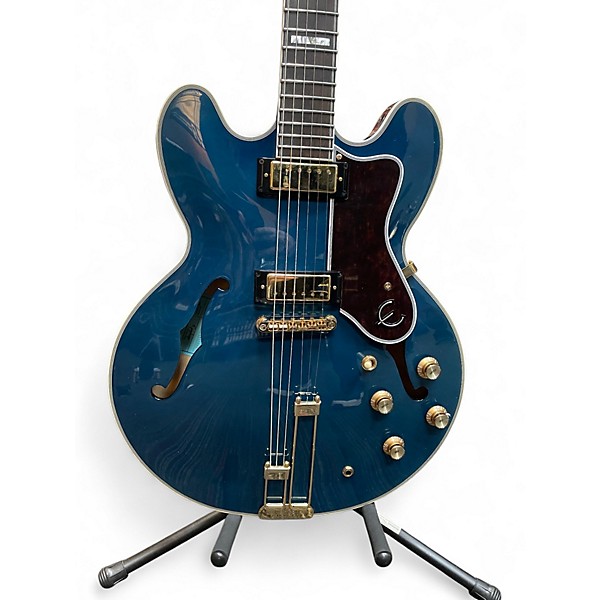 Used Epiphone SHERATON FREQUENSATOR VIPER BLUE Hollow Body Electric Guitar