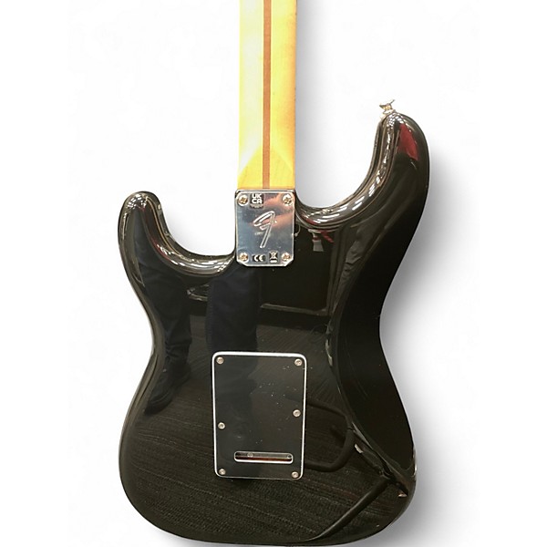 Used Fender Player Stratocaster Black Solid Body Electric Guitar