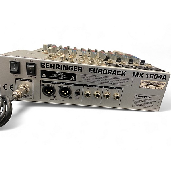 Used Behringer EURORACK 1604 Unpowered Mixer