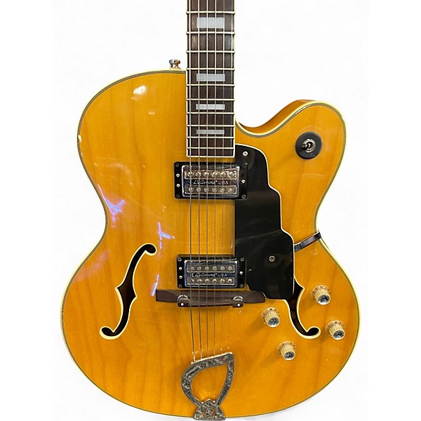 Used DeArmond X155 Maple Hollow Body Electric Guitar