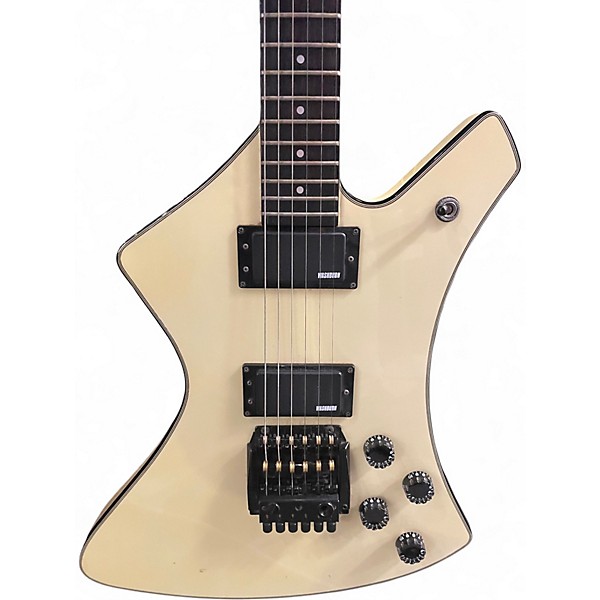 Vintage 1982 Washburn A20K White Solid Body Electric Guitar