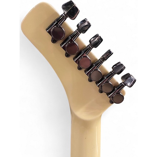 Vintage 1982 Washburn A20K White Solid Body Electric Guitar