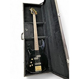 Used B.C. Rich PLATINUM SERIES Black Electric Bass Guitar