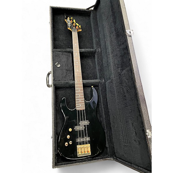 Used B.C. Rich PLATINUM SERIES Black Electric Bass Guitar