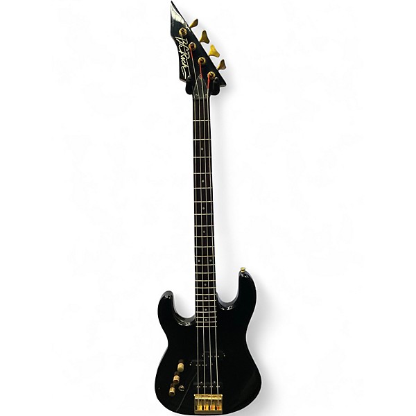 Used B.C. Rich PLATINUM SERIES Black Electric Bass Guitar