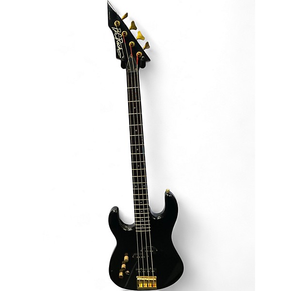 Used B.C. Rich PLATINUM SERIES Black Electric Bass Guitar