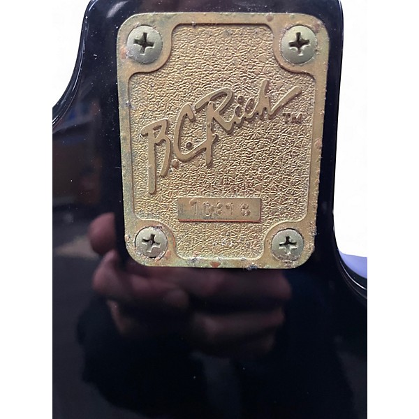 Used B.C. Rich PLATINUM SERIES Black Electric Bass Guitar