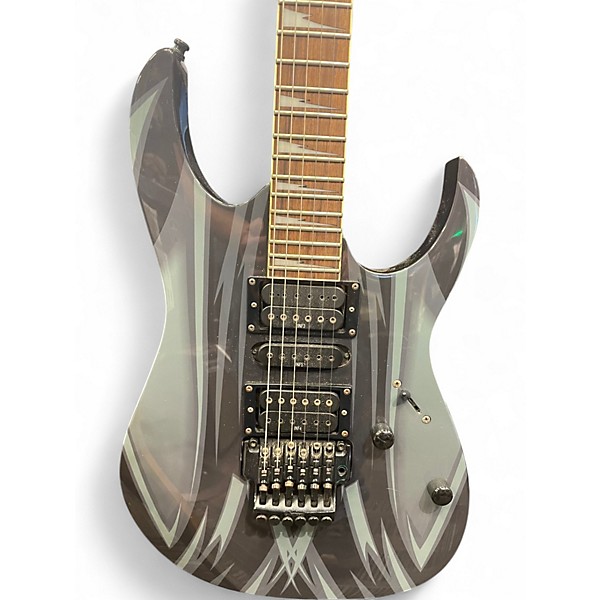 Used Ibanez RG370DXGP1 Black Solid Body Electric Guitar