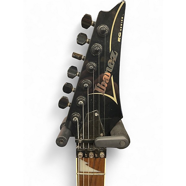 Used Ibanez RG370DXGP1 Black Solid Body Electric Guitar
