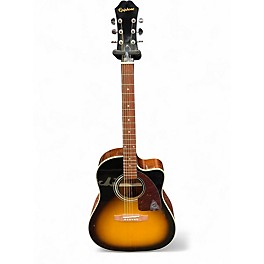 Used Epiphone AJ210CE Vintage Sunburst Acoustic Electric Guitar