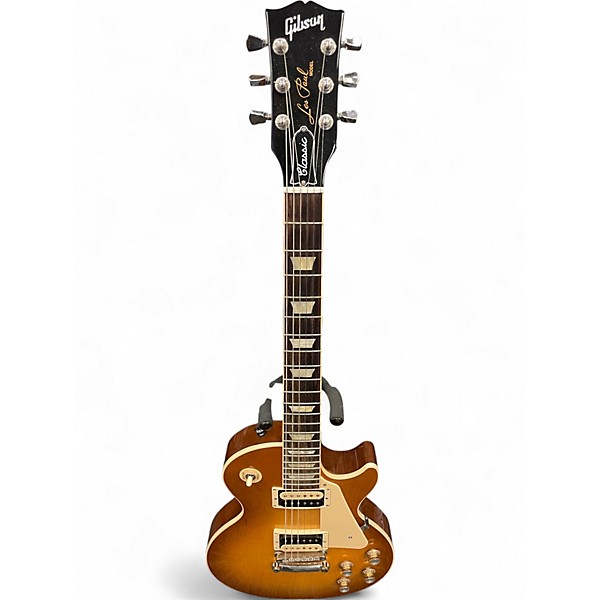 Used Gibson Les Paul Classic Lemonburst Solid Body Electric Guitar