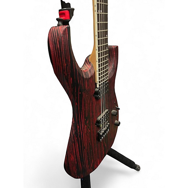 Used Jackson Pro Series Dinky DK Modern Ash HT6 BAKED RED Solid Body Electric Guitar