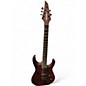 Used Jackson Pro Series Dinky DK Modern Ash HT6 BAKED RED Solid Body Electric Guitar