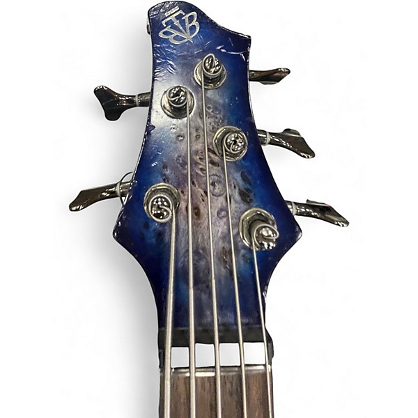 Used Ibanez BTB845 Cerulean Blue Burst Electric Bass Guitar