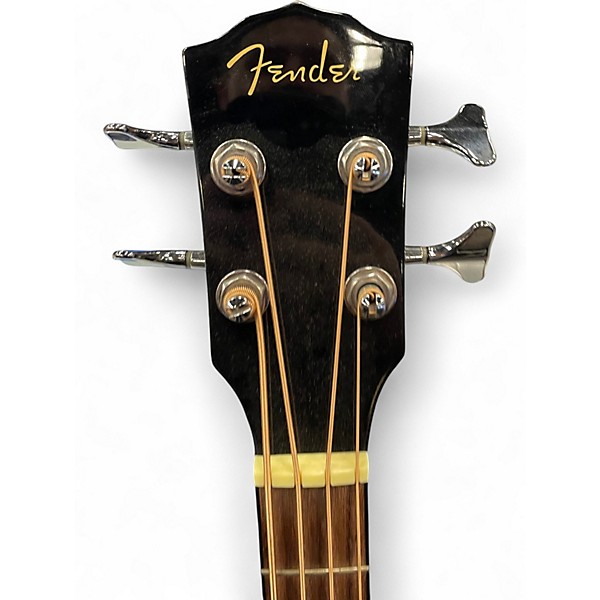 Used Fender CB-60SCE Black Acoustic Bass Guitar