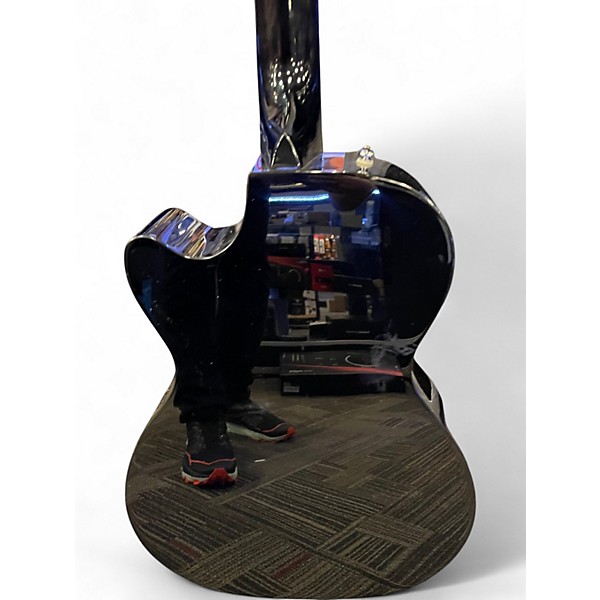 Used Fender CB-60SCE Black Acoustic Bass Guitar