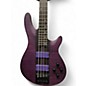 Used Schecter Guitar Research C4 DIAMOND SERIES Trans Purple Electric Bass Guitar