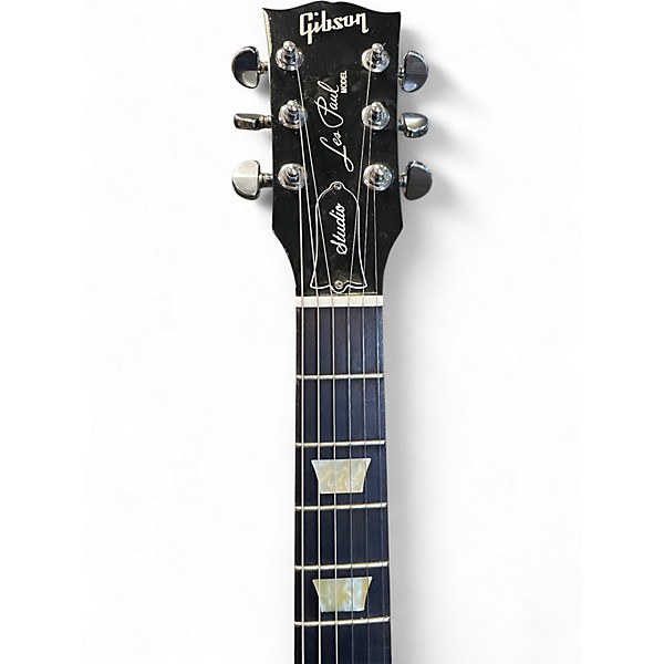 Used Gibson Les Paul Studio Silverburst Solid Body Electric Guitar