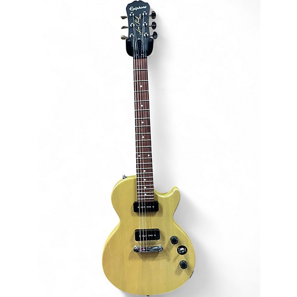 Used Epiphone Les Paul Special Worn TV Yellow Solid Body Electric Guitar
