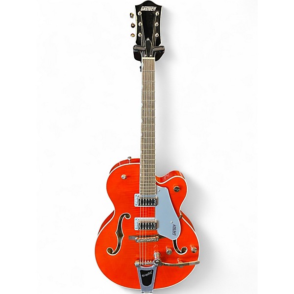 Used 2021 Gretsch Guitars G5427T Orange Hollow Body Electric Guitar