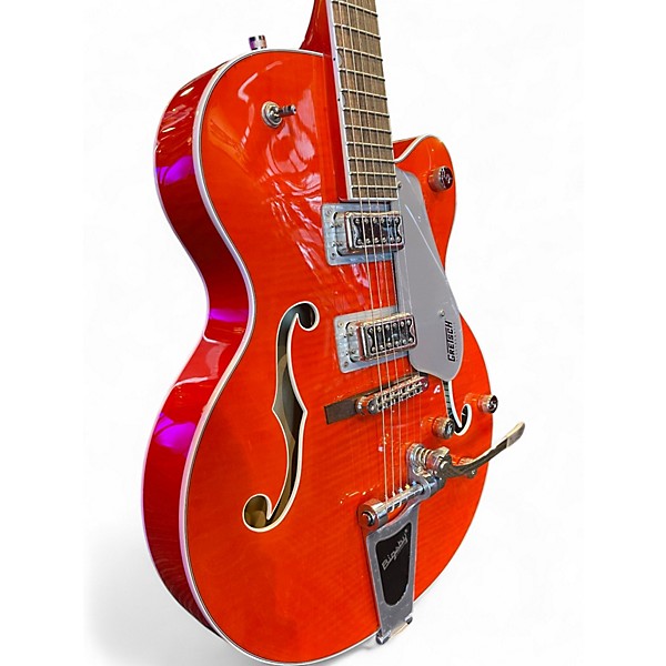 Used 2021 Gretsch Guitars G5427T Orange Hollow Body Electric Guitar
