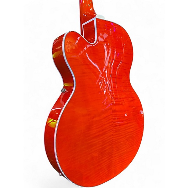 Used 2021 Gretsch Guitars G5427T Orange Hollow Body Electric Guitar