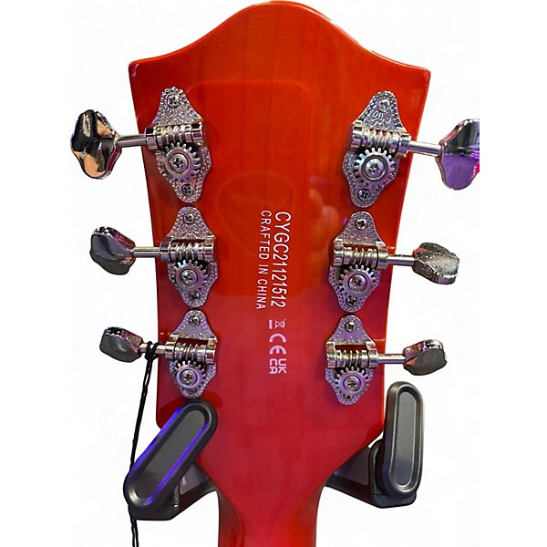 Used 2021 Gretsch Guitars G5427T Orange Hollow Body Electric Guitar