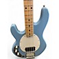 Used Sterling by Music Man SB4 Blue Electric Bass Guitar thumbnail