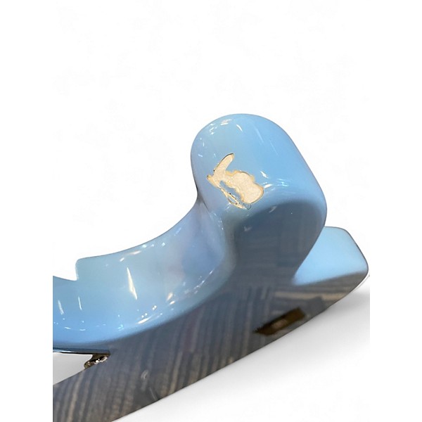 Used Sterling by Music Man SB4 Blue Electric Bass Guitar