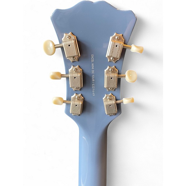 Used D'Angelico Excel DC mini Lavender Hollow Body Electric Guitar