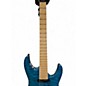 Used ESP LTD MH203 See-Thru Blue Solid Body Electric Guitar
