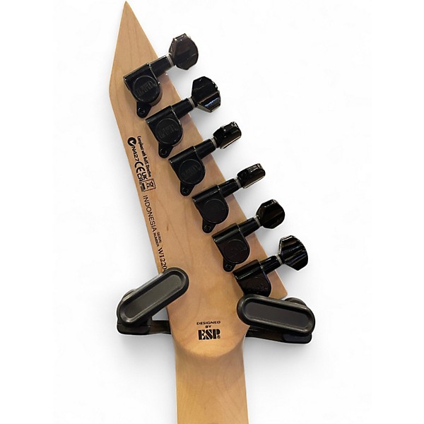 Used ESP LTD MH203 See-Thru Blue Solid Body Electric Guitar