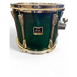 Used Yamaha 5 Piece Stage Custom Emerald Green Drum Kit