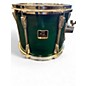 Used Yamaha 5 Piece Stage Custom Emerald Green Drum Kit thumbnail