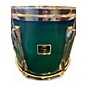 Used Yamaha 5 Piece Stage Custom Emerald Green Drum Kit