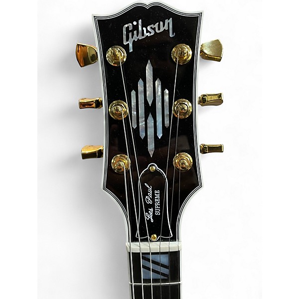 Used 2025 Gibson Les Paul Supreme TRANSPARENT EBONY BLACK Solid Body Electric Guitar