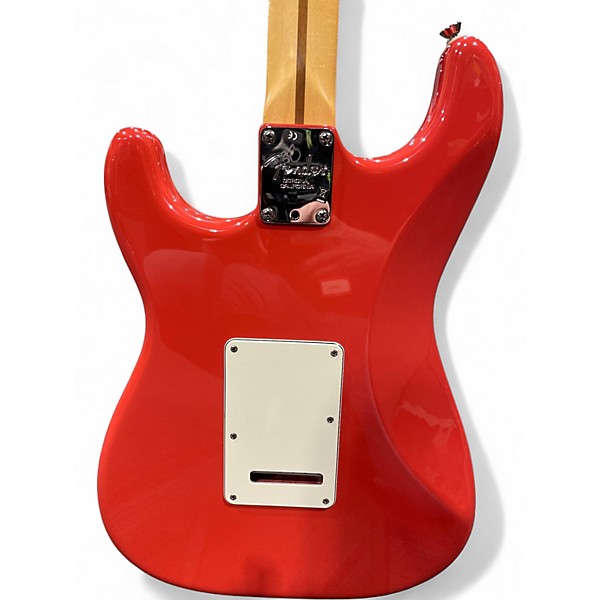 Used 2009 Fender American Standard Special Edition Stratocaster Fiesta Red Solid Body Electric Guitar