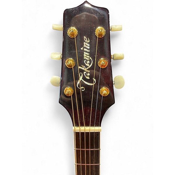 Used Takamine JJ325SRC Trans Red Acoustic Guitar