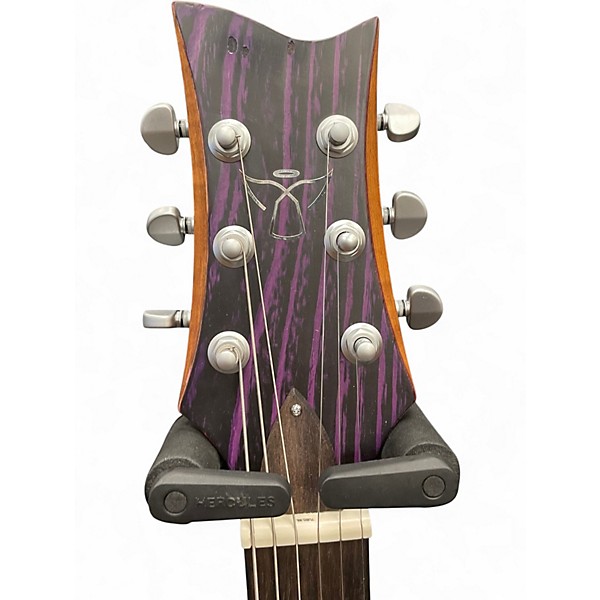 Used Harley Benton Agufish Custom Signature PB LTD Purple Solid Body Electric Guitar
