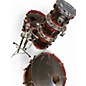Used Pearl 5 Piece SESSION CUSTOM RED AND BLACK Drum Kit thumbnail
