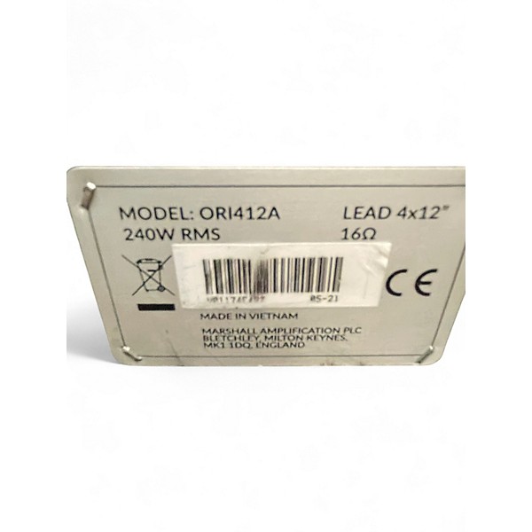 Used Marshall ORI412A Guitar Cabinet