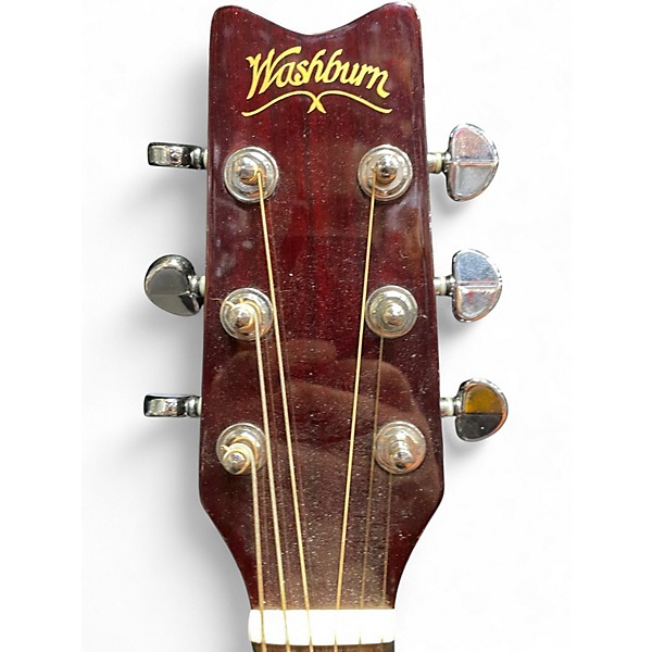 Used Washburn D12S Natural Acoustic Guitar