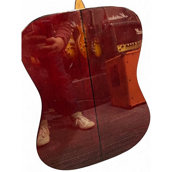 Used Washburn D12S Natural Acoustic Guitar