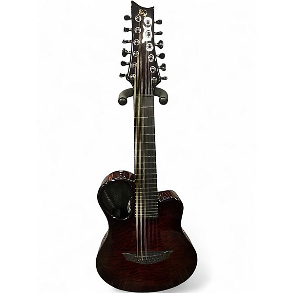 Used Emerald AMICUS BURGUNDY BURL Mandolin