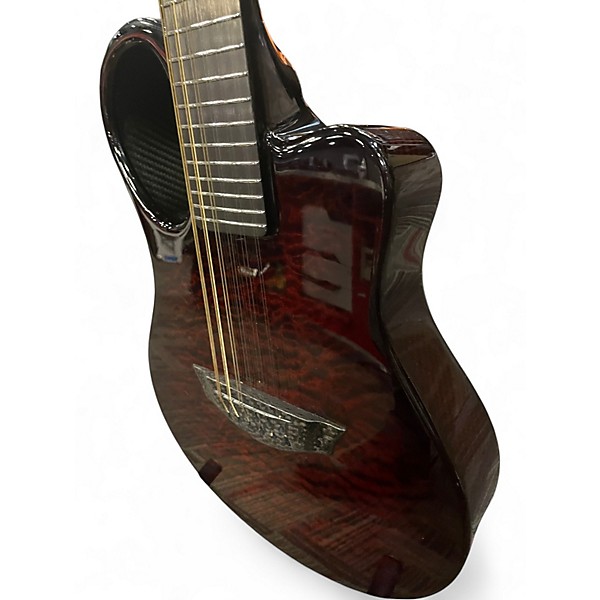 Used Emerald AMICUS BURGUNDY BURL Mandolin