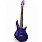 Used Sterling by Music Man MAJ100 METALIC PURPLE Solid Body Electric Guitar thumbnail